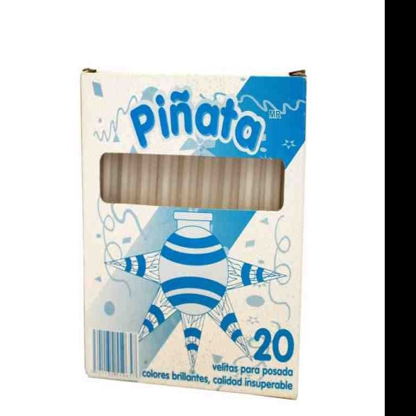 VELA PIÑATA PPOSADA 11X1.3CM. CJ.C20 PZ C.40